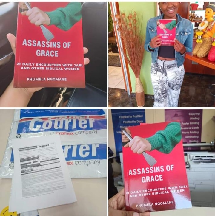 Assassins of Grace — readers and author with the book